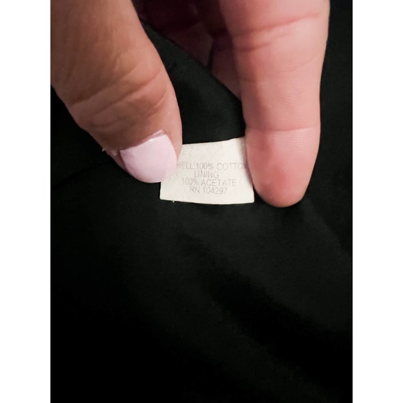 Milly Black and White Print Belted Trench Coat Size 6 NWOT - Picture 5 of 6